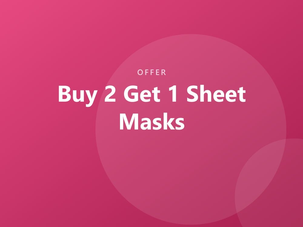 Buy 2 Get 1 Sheet Masks