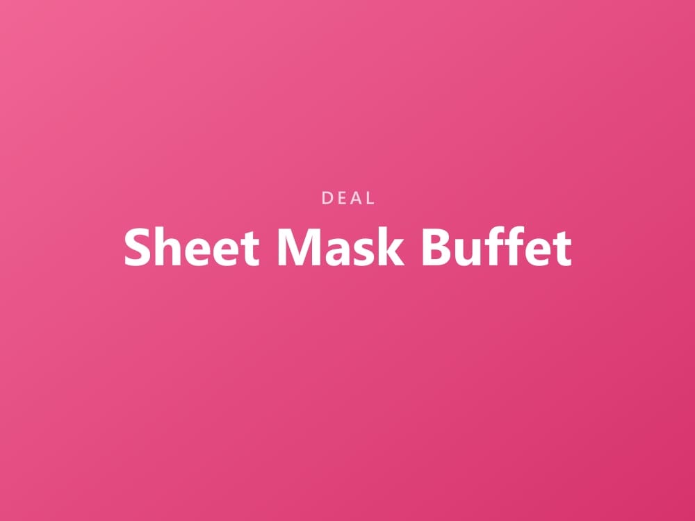 Sheet Mask Buffet